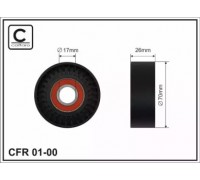 Натяжной ролик, поликлиновойремень CAFFARO 01-00 0100 CAFFARO - купить в магазине запчастей по Украине