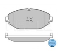 Комплект тормозных колодок, дисковый тормоз MEYLE 025 220 7619 0252207619 MEYLE - купить в магазине запчастей по Украине