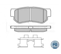 Комплект тормозных колодок, дисковый тормоз MEYLE 025 235 4314/PD 0252354314PD MEYLE - купить в магазине запчастей по Украине