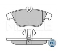 Комплект тормозных колодок, дисковый тормоз MEYLE 025 242 5317/PD 0252425317PD MEYLE - купить в магазине запчастей по Украине