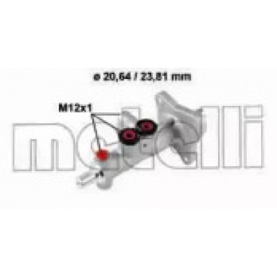 Главный тормозной цилиндр 050663 METELLI - купить в магазине запчастей по Украине