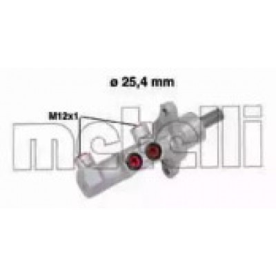 Главный тормозной цилиндр 050732 METELLI - купить в магазине запчастей по Украине