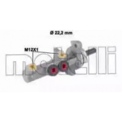 Главный тормозной цилиндр 050833 METELLI - купить в магазине запчастей по Украине