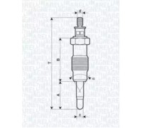 Свеча накаливания MAGNETI MARELLI 062582804304 062582804304 MAGNETI MARELLI - купить в магазине запчастей по Украине