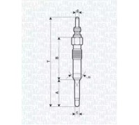 Свеча накаливания MAGNETI MARELLI 062900006304 062900006304 MAGNETI MARELLI - купить в магазине запчастей по Украине