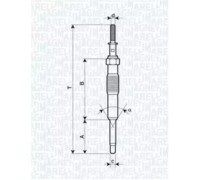 Свеча накаливания MAGNETI MARELLI 062900034304 062900034304 MAGNETI MARELLI - купить в магазине запчастей по Украине