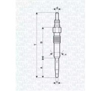 Свеча накаливания MAGNETI MARELLI 062900038304 062900038304 MAGNETI MARELLI - купить в магазине запчастей по Украине