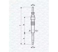 Свеча накаливания MAGNETI MARELLI 062900039304 062900039304 MAGNETI MARELLI - купить в магазине запчастей по Украине