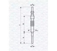 Свеча накаливания MAGNETI MARELLI 062900079304 062900079304 MAGNETI MARELLI - купить в магазине запчастей по Украине