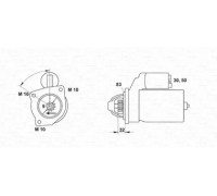Стартер MAGNETI MARELLI 063222138010 063222138010 MAGNETI MARELLI - купить в магазине запчастей по Украине