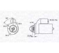 Стартер MAGNETI MARELLI 063223101010 063223101010 MAGNETI MARELLI - купить в магазине запчастей по Украине