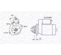 Стартер MAGNETI MARELLI 063280029010 063280029010 MAGNETI MARELLI - купить в магазине запчастей по Украине