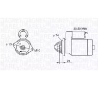 Стартер MAGNETI MARELLI 063280059010 063280059010 MAGNETI MARELLI - купить в магазине запчастей по Украине