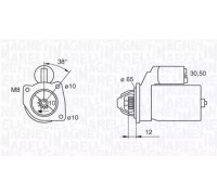 Стартер MAGNETI MARELLI 063280060010 063280060010 MAGNETI MARELLI - купить в магазине запчастей по Украине