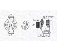 Генератор MAGNETI MARELLI 063377028010 063377028010 MAGNETI MARELLI - купить в магазине запчастей по Украине