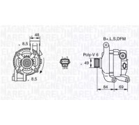 Генератор MAGNETI MARELLI 063377417010 063377417010 MAGNETI MARELLI - купить в магазине запчастей по Украине