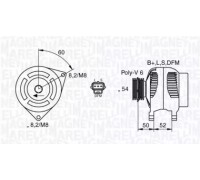 Генератор MAGNETI MARELLI 063377419010 063377419010 MAGNETI MARELLI - купить в магазине запчастей по Украине