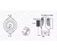 Генератор MAGNETI MARELLI 063377492010 063377492010 MAGNETI MARELLI - купить в магазине запчастей по Украине