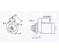 Стартер MAGNETI MARELLI 063521120410 063521120410 MAGNETI MARELLI - купить в магазине запчастей по Украине