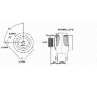 Генератор MAGNETI MARELLI 063533490010 063533490010 MAGNETI MARELLI - купить в магазине запчастей по Украине