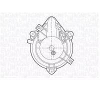 Вентилятор салона MAGNETI MARELLI 069412650010 069412650010 MAGNETI MARELLI - купить в магазине запчастей по Украине