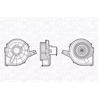 Вентилятор салона 069412666010 MAGNETI MARELLI - купить в магазине запчастей по Украине