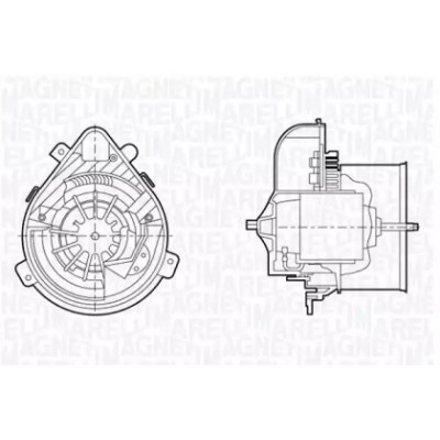 Вентилятор салона 069412692010 MAGNETI MARELLI - купить в магазине запчастей по Украине