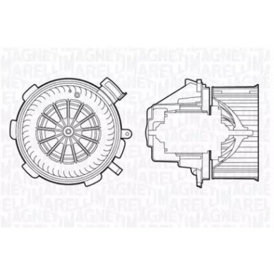 Вентилятор салона 069412700010 MAGNETI MARELLI - купить в магазине запчастей по Украине