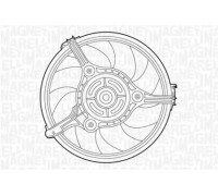 Вентилятор, охлаждение двигателя MAGNETI MARELLI 069422267010 069422267010 MAGNETI MARELLI - купить в магазине запчастей по Украине