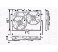 Вентилятор, охлаждение двигателя MAGNETI MARELLI 069422584010 069422584010 MAGNETI MARELLI - купить в магазине запчастей по Украине