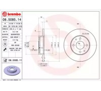 08508511 BREMBO - купить в магазине запчастей по Украине