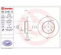 08514914 BREMBO - купить в магазине запчастей по Украине