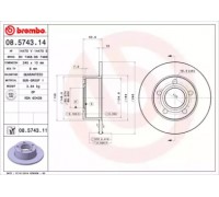 08574311 BREMBO - купить в магазине запчастей по Украине