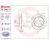 0876261X BREMBO - купить в магазине запчастей по Украине