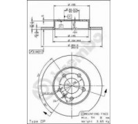 08762775 BREMBO - купить в магазине запчастей по Украине