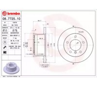 08772510 BREMBO - купить в магазине запчастей по Украине
