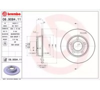 Тормозной диск BREMBO 08.9084.11 08908411 BREMBO - купить в магазине запчастей по Украине