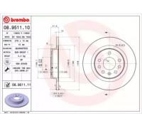 08951110 BREMBO - купить в магазине запчастей по Украине