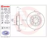Тормозной диск BREMBO 08.A202.10 08A20210 BREMBO - купить в магазине запчастей по Украине