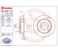 08A33710 BREMBO - купить в магазине запчастей по Украине