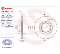 Тормозной диск BREMBO 08.A530.10 08A53010 BREMBO - купить в магазине запчастей по Украине