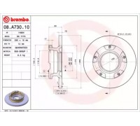 Тормозной диск BREMBO 08.A730.10 08A73010 BREMBO - купить в магазине запчастей по Украине