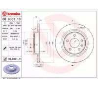 08B35110 BREMBO - купить в магазине запчастей по Украине