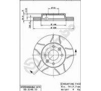 09314875 BREMBO - купить в магазине запчастей по Украине