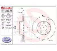 09590614 BREMBO - купить в магазине запчастей по Украине