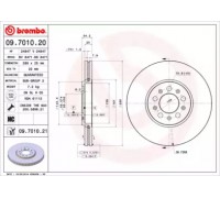 09701020 BREMBO - купить в магазине запчастей по Украине