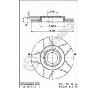 09701175 BREMBO - купить в магазине запчастей по Украине