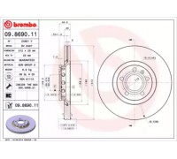 09869011 BREMBO - купить в магазине запчастей по Украине