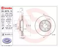 09907810 BREMBO - купить в магазине запчастей по Украине