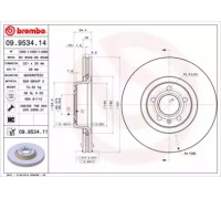 09953411 BREMBO - купить в магазине запчастей по Украине